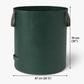 كيس جمع أوراق الحدائق المتين والقابل للطي بسعة 270 لتر - Foldable Garden Leaf Bag 270L