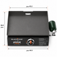 شواية غاز مسطحة محمولة Blackstone 17" Flat Top Griddle