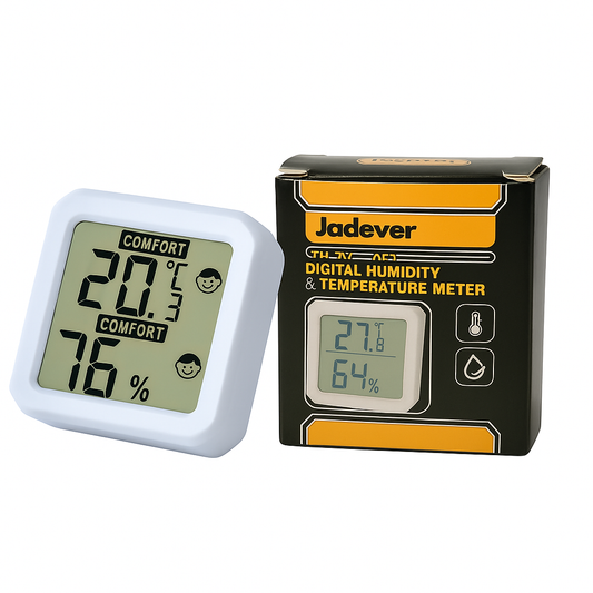 جهاز قياس الرطوبة ودرجة الحرارة الرقمي - Digital Humidity & Temperature Meter measures