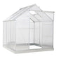 بيت زراعة منزلي قابل للمشي من الألمنيوم بمساحة 190×193 سم - Walk-In Aluminum Greenhouse 190×193 cm