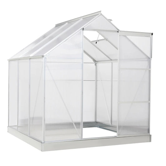 بيت زراعة منزلي قابل للمشي من الألمنيوم بمساحة 190×193 سم - Walk-In Aluminum Greenhouse 190×193 cm