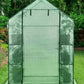 بيت بلاستيكي للحديقة صغير بأربع طبقات مع غطاء مقوى - Greenlife 4-Tier Walk-in Greenhouse with PE Cover