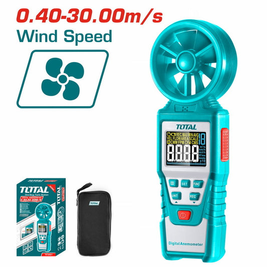 جهاز قياس سرعة الهواء والرياح الرقمي TOTAL TETAN01 – Digital Anemometer
