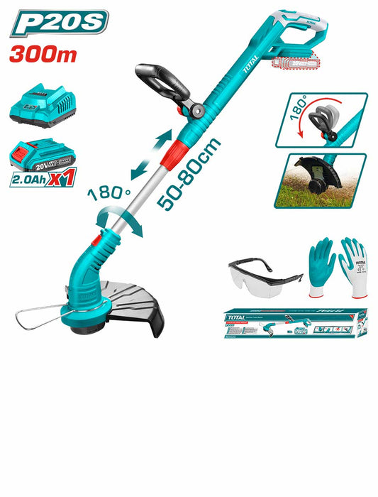 Total Lithium-ion grass trimmer - ماكينة قص الحشائش اللاسلكية &nbsp;توتال ببطارية ليثيوم أيون