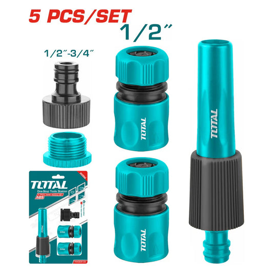 Total Twist Nozzle Set 5 Pieces - طقم رشاشات 5قطع من توتال