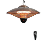 صوبة كهربائية معلقة 2100 واط مع ريموت تحكم وإضاءة - LED – Hanging Patio Heater 2100W with Remote & LED Light