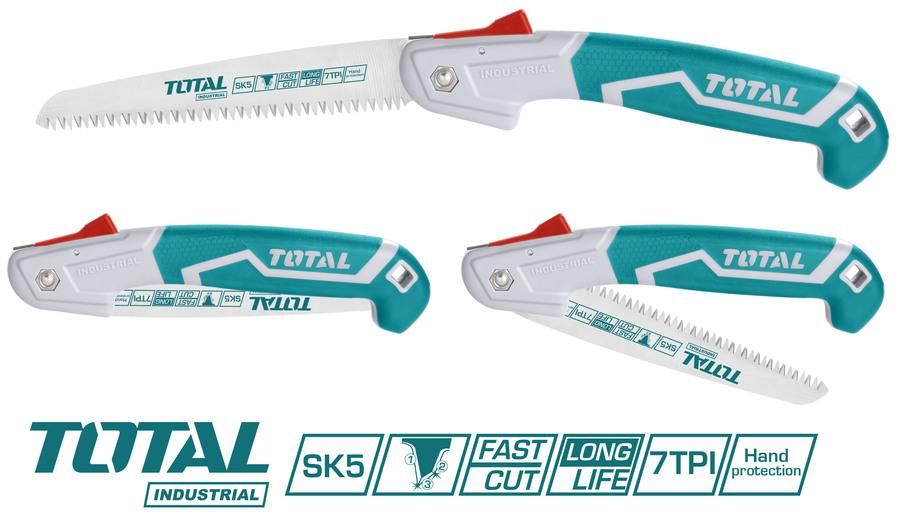 TOTAL Folding Saw 180mm - منشار قابل للطي توتال 18 سم