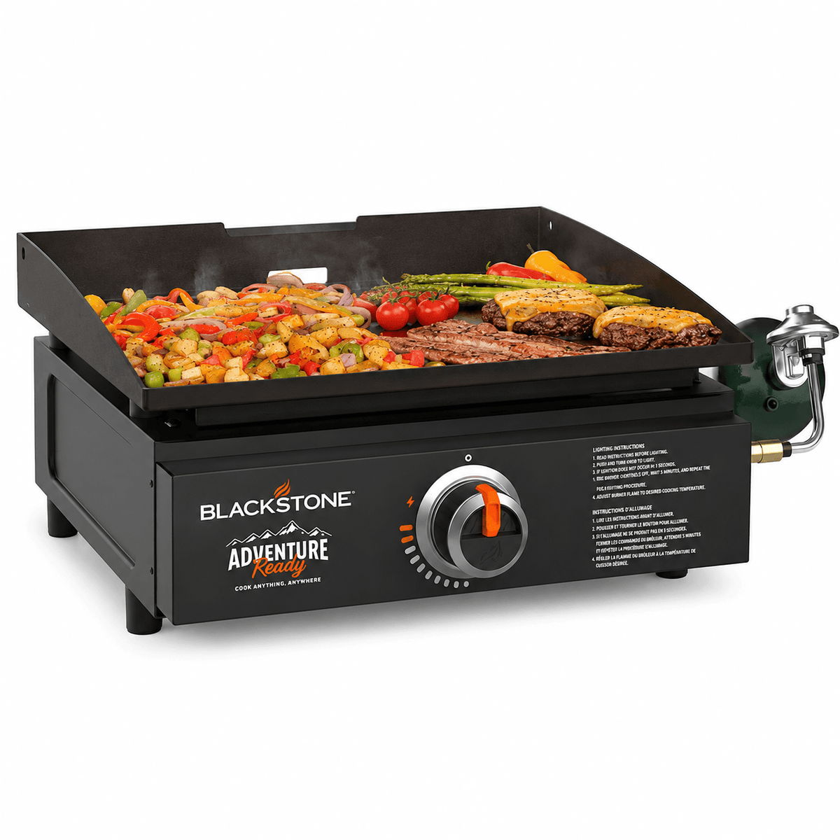 شواية غاز مسطحة محمولة Blackstone 17" Flat Top Griddle