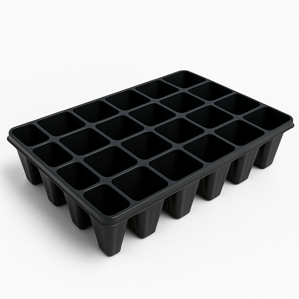 صينية تشتيل 24 عين عميقة للعُقَل والشتلات الكبيرة – High Quality 24-Cell Deep Propagation Tray