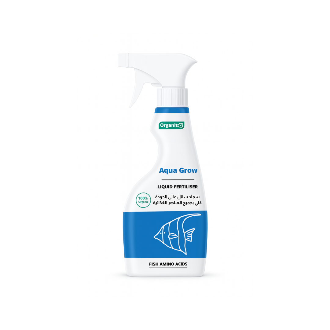 سماد سمكي عضوي سائل جاهز للاستخدام ١ لتر – Aqua Grow Ready-to-Use Organic Fish Fertilizer 1L