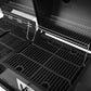 مشوى غاز وفحم 3 شعلات مع مدخنة جانبية وموقد جانبي | 3-Burner Gas & Charcoal Combo Grill with Offset Smoker