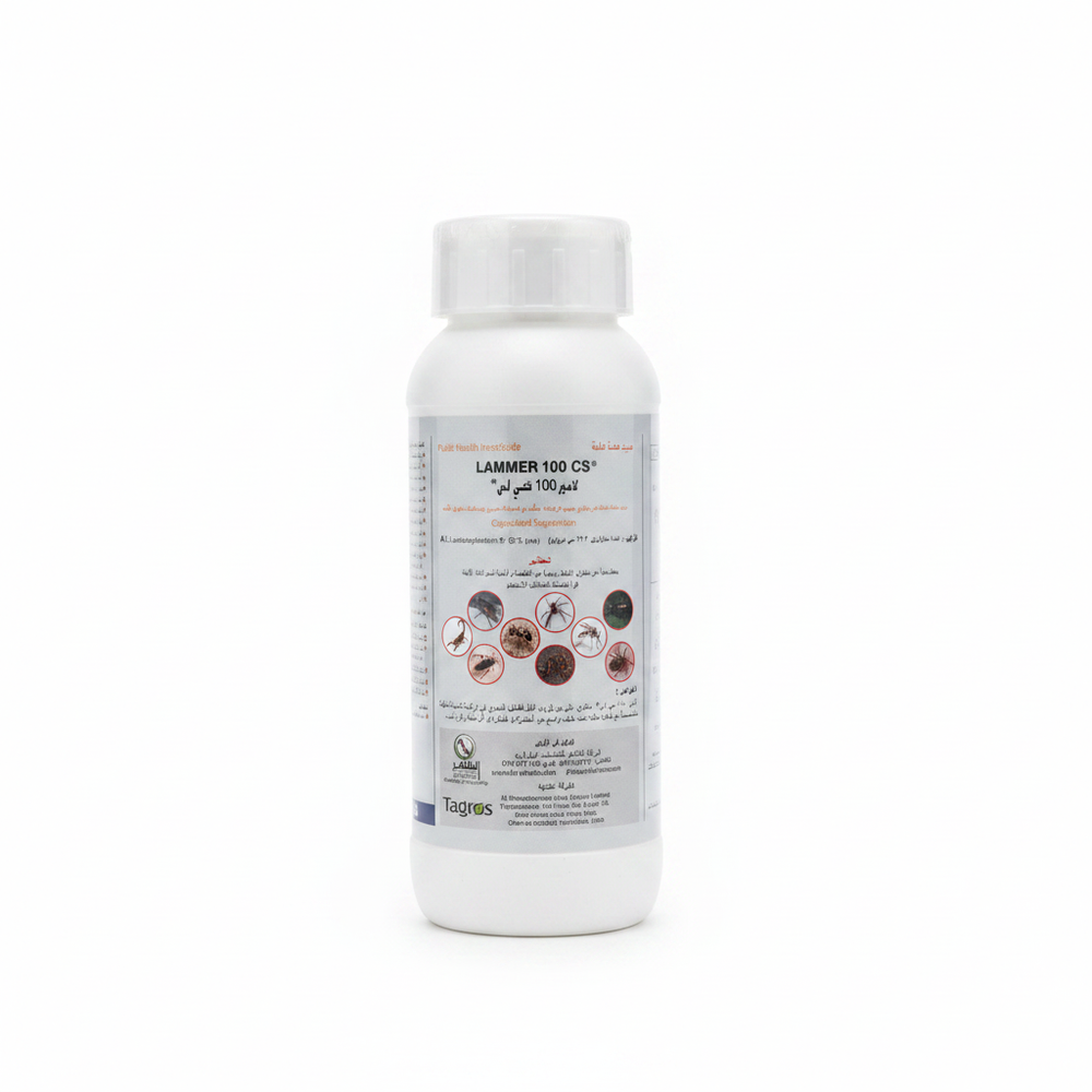لامير 100 CS مبيد حشري للصحة العامة – بدون رائحة (لامبدا سيهالوثرين 10%) – LAMMER 100 CS Odorless Public Health Insecticide