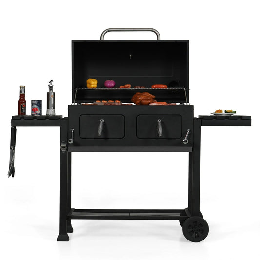 مشوى فحم كبيرة متعددة المستويات Heavy-Duty Oversize Charcoal Grill