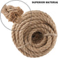 حبال جوت طبيعية متعددة المقاسات - Natural Jute Ropes 100m