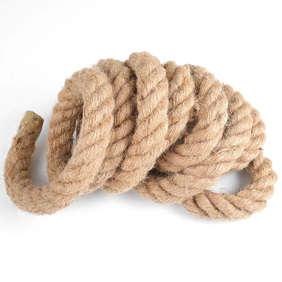 حبال جوت طبيعية متعددة المقاسات - Natural Jute Ropes 100m