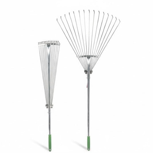 مشط أوراق معدني قابل للطوي - Foldable Metal Leaf Rake