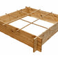 صندوق زراعة خشبي مرتفع 100×100 سم – Wooden Raised Garden Bed