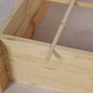 صندوق زراعة خشبي مرتفع 100×100 سم – Wooden Raised Garden Bed